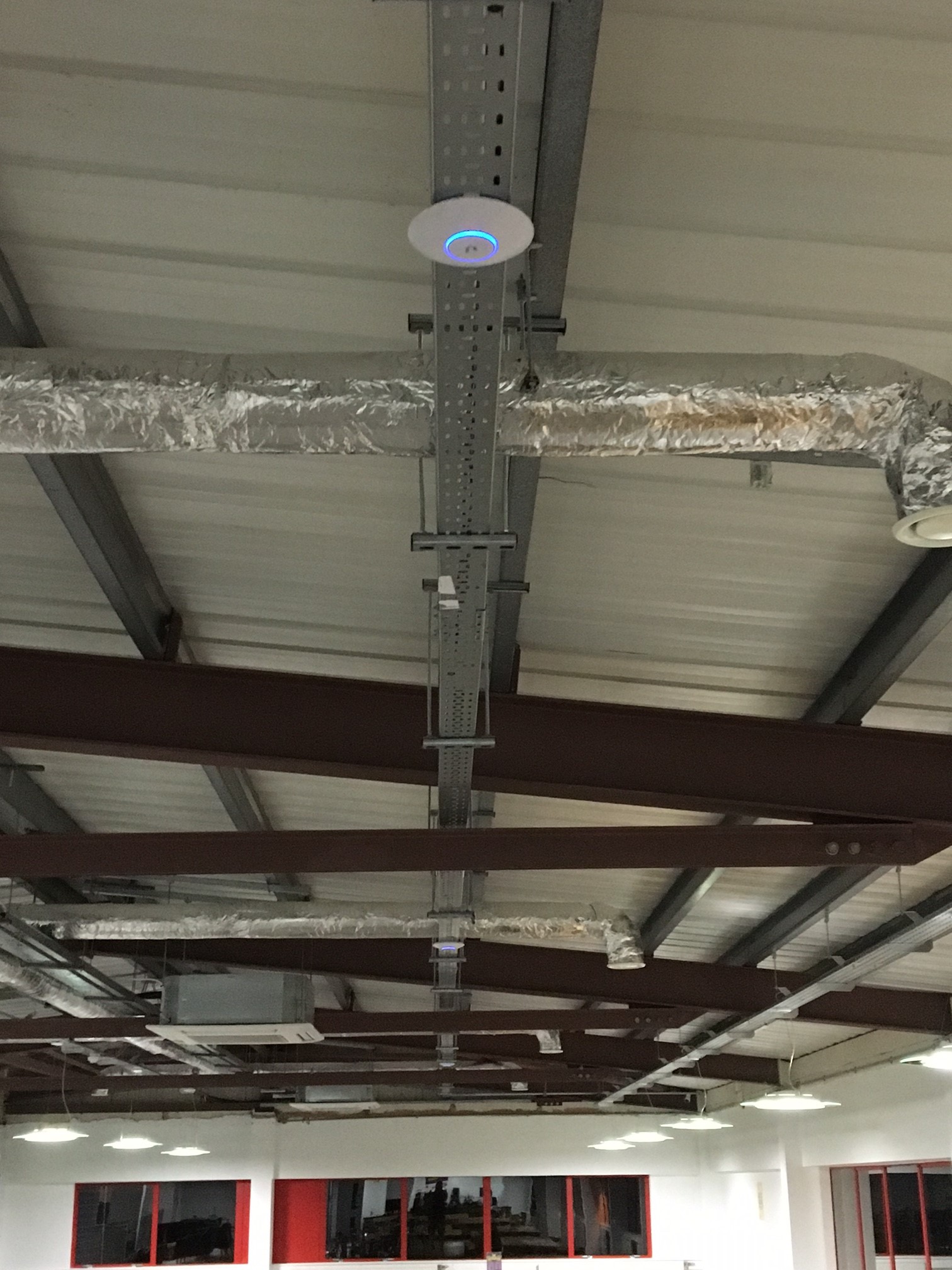 Wireless Access point Installed in Warehouse