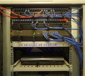 HDMI Multimedia Telecoms Distribution rack