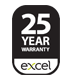 Excel 25 Year Warranty